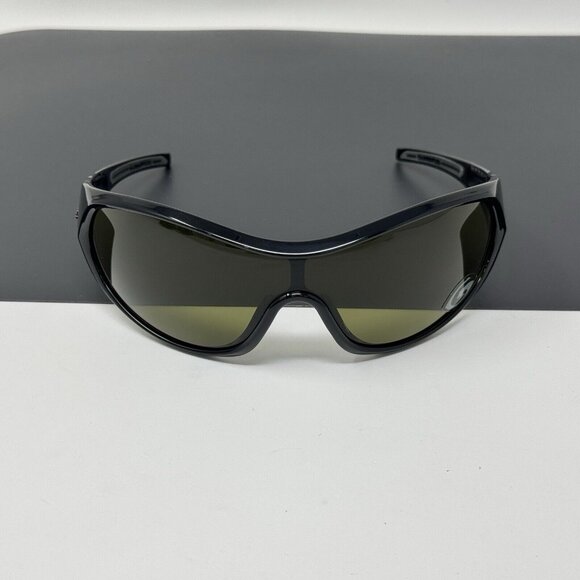 Gargoyles Rate Shield Sunglasses GRIP black Green Lens - Picture 1 of 12